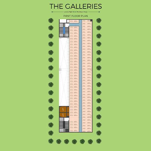 The Galleries at 32nd Avenue Gurgaon First Floor Plan